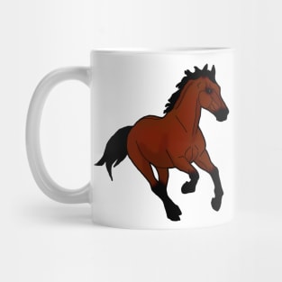 Bay horse Mug